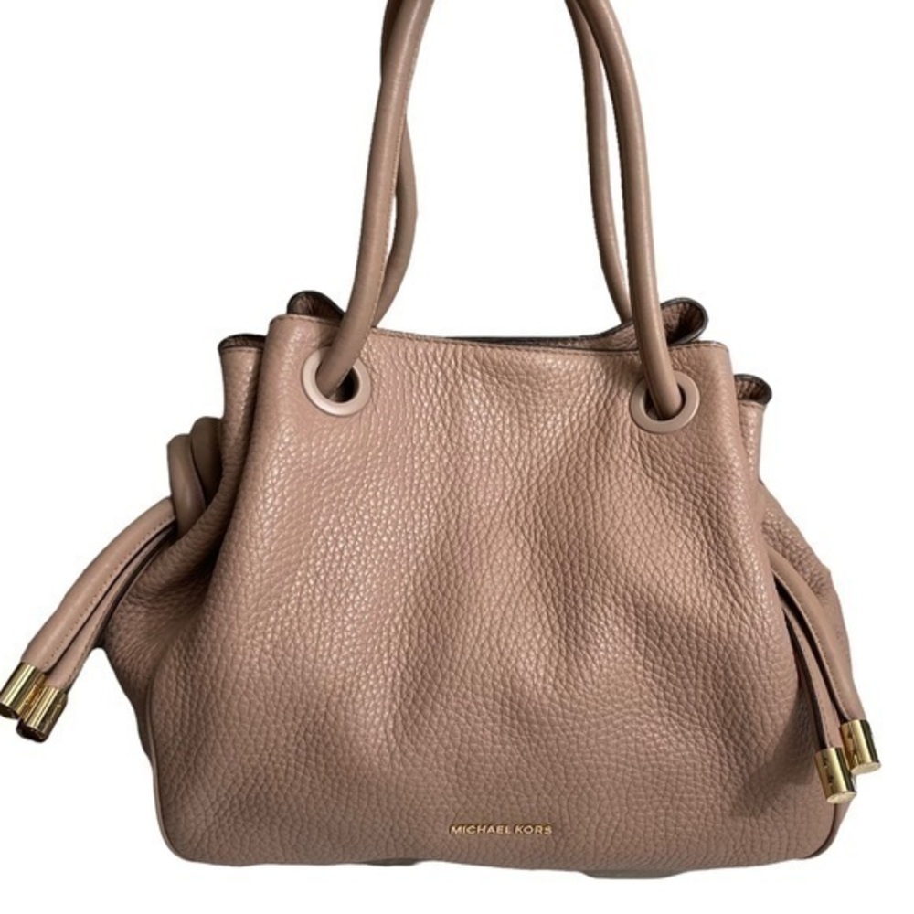 Michael Kors dalia pink drawstring bag